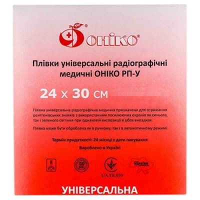 *Плівка рентген Оніко 24*30 №2