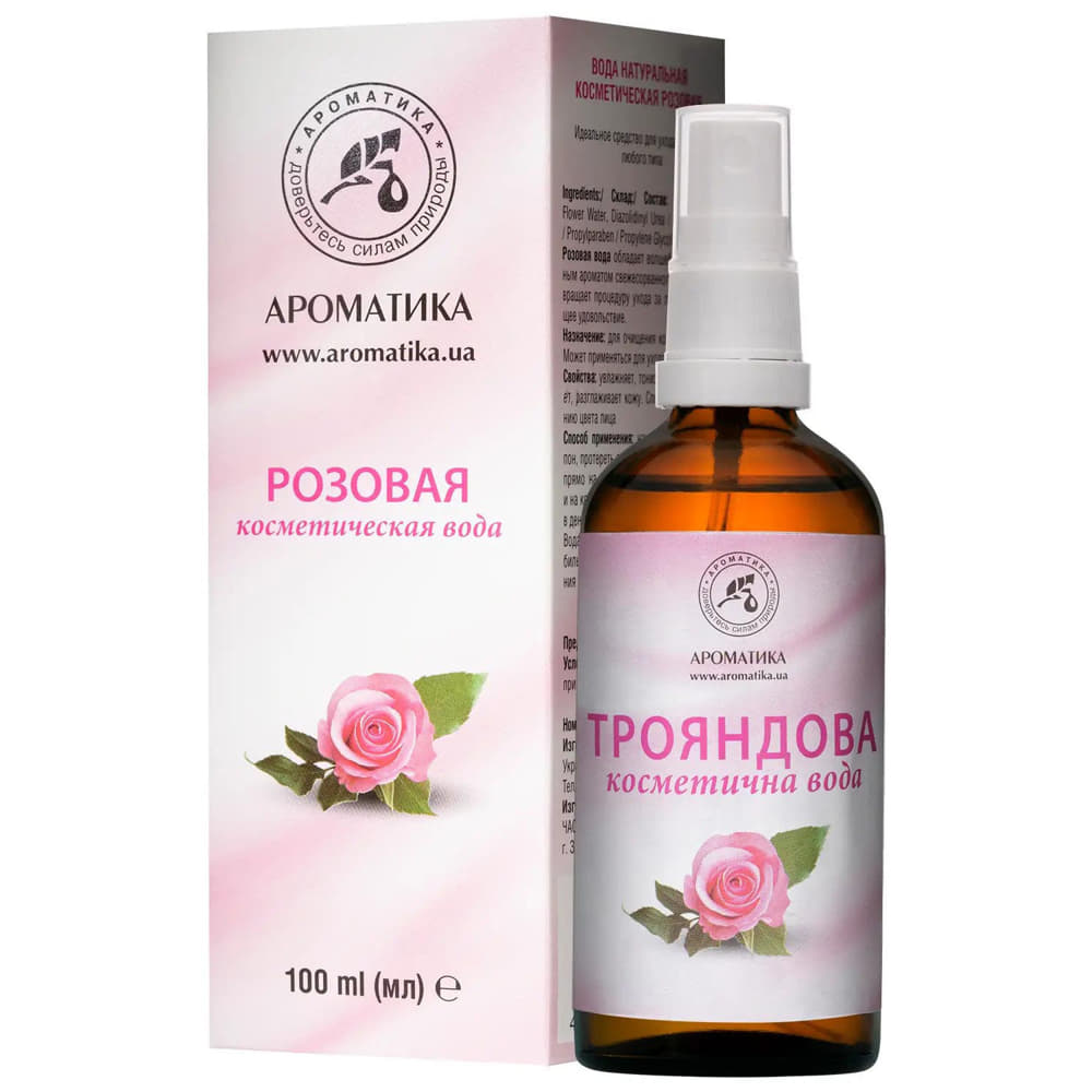 Вода косметична Ароматика Трояндова 100мл
