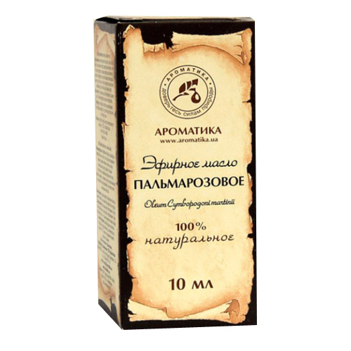 *Олія Ароматика ефірна пальмарозова 10мл