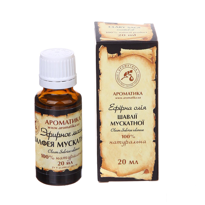 *Олія Ароматика ефірна шавлії мускатної 20мл