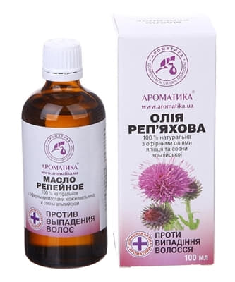 *Масло Ароматика Репейное против выпадения волос 100мл *Масло Ароматика Репейное против выпадения волос 100мл