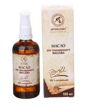 *Олія Ароматика косметична масажна тонізуюча 100мл