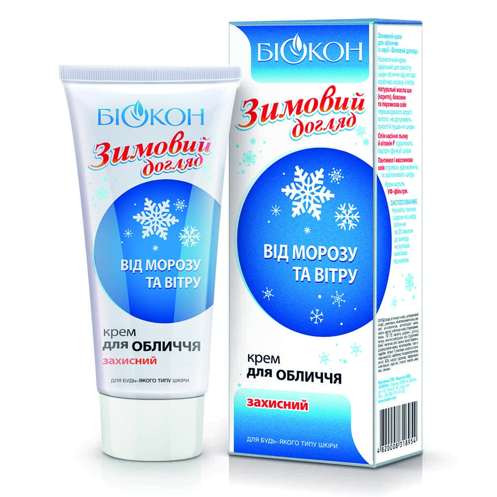 Крем Биокон Зимний уход защитный для лица 60мл