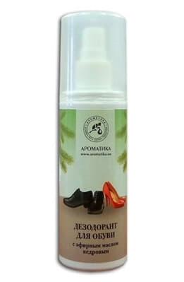 *Дезодорант Ароматика д/взуття Кедрова олія 115мл