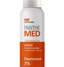 *Спрей Ельфа Panthe Med з пантенолом з охолоджуючим ефектом 150мл