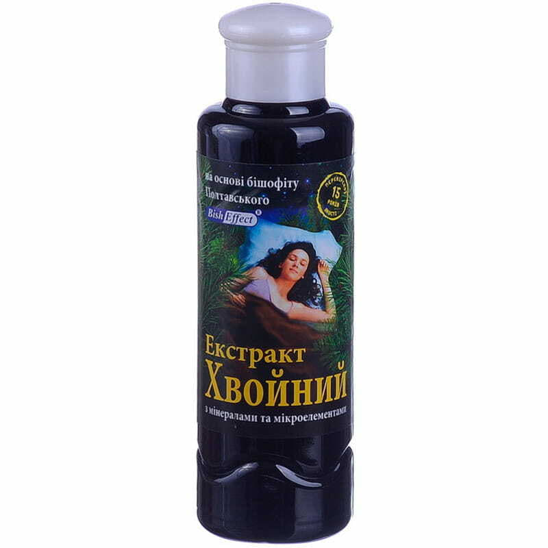 Бішофіт Полтавський Хвойний екстракт мінерали + мікроелементи, РАГС (Полтава, Україна), 500мл