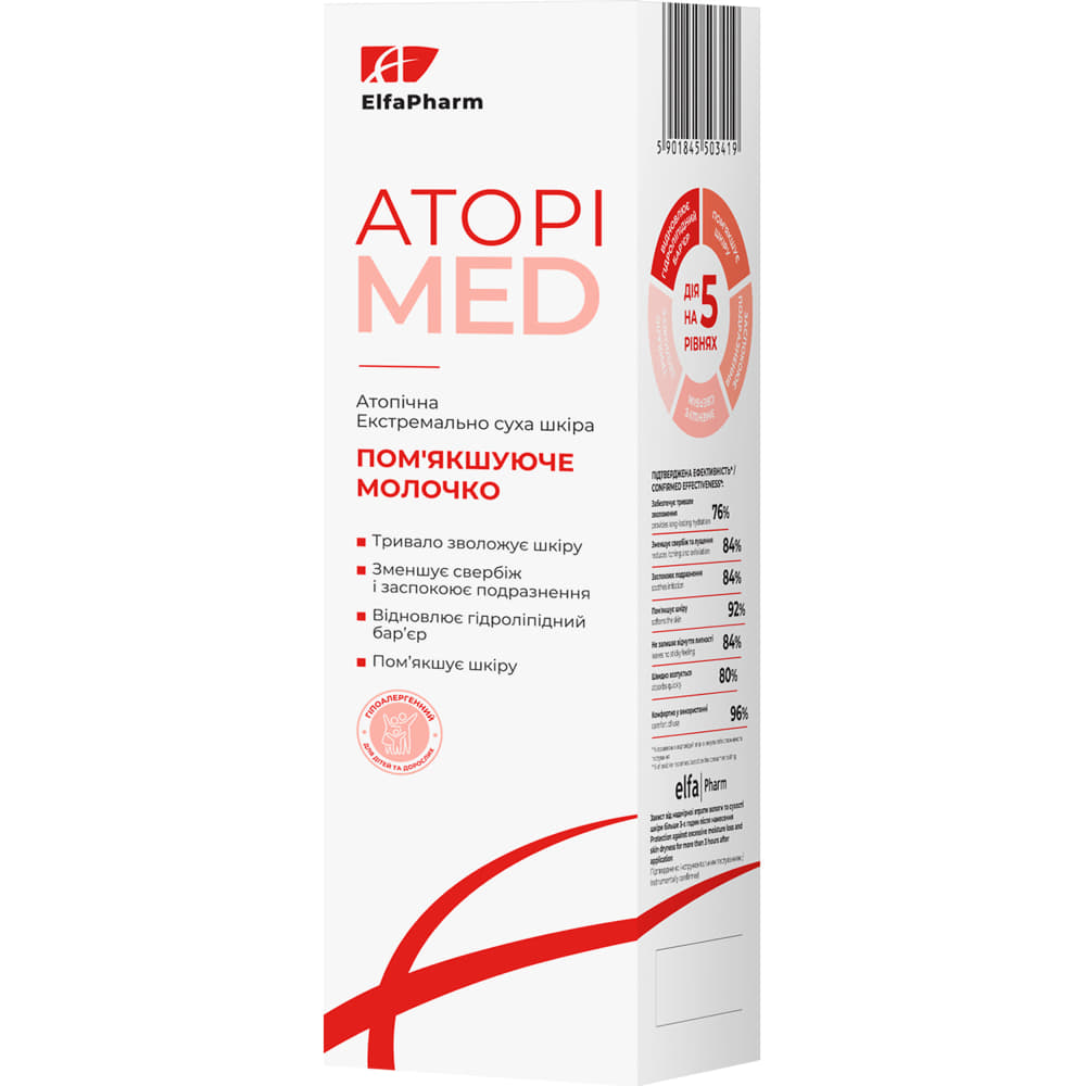 *Эльфа Atopi Med Смягчающее молочко 400мл *Эльфа Atopi Med Смягчающее молочко 400мл