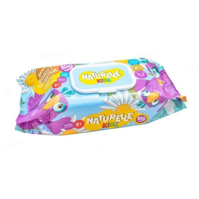 Салфетки влажные NATURELLE kidz Ромашка №100