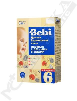 *Каша Bebi овсяная с лесными ягодами 200 г *Каша Bebi овсяная с лесными ягодами 200 г