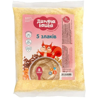 *Каша Дитяча 5 злаків 150 г