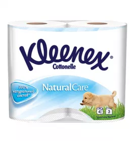 *Туалет. бумага Клинекс Натурал Белая №4
