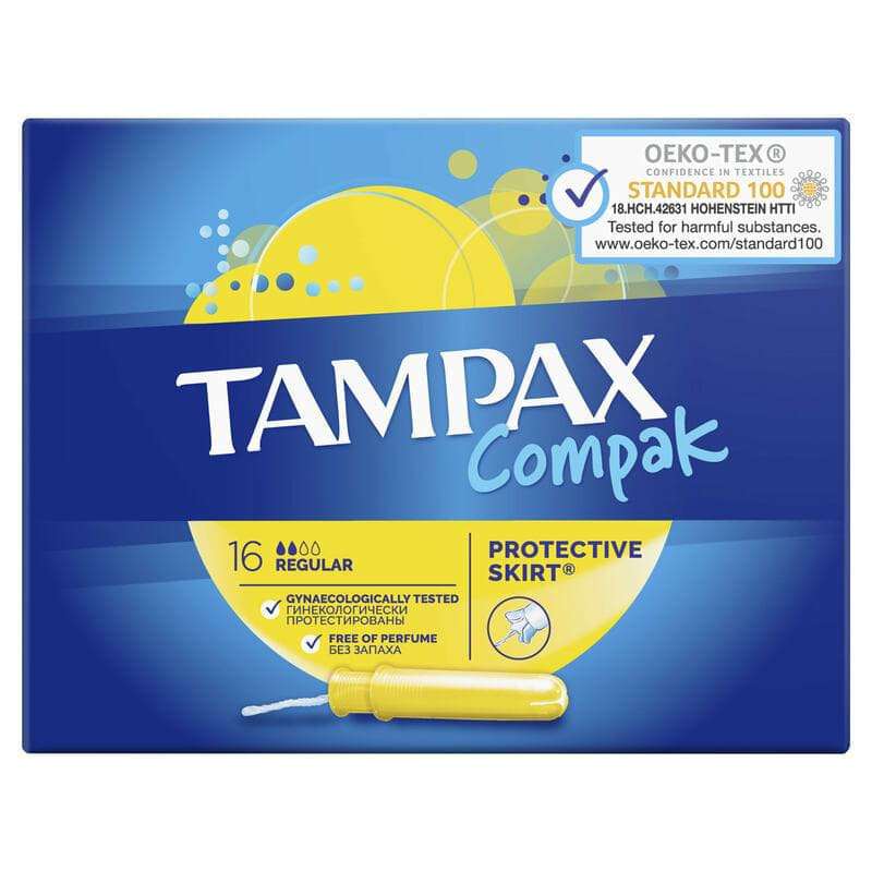 *Тампоны Тампакс Compak Regular Duo №16 *Тампоны Тампакс Compak Regular Duo №16