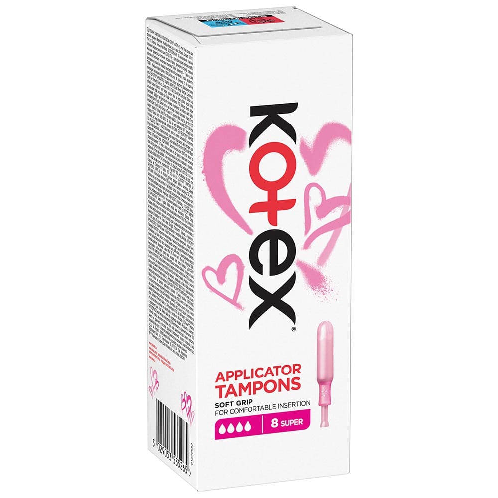 Тампони Kotex Super з аплікатором №8
