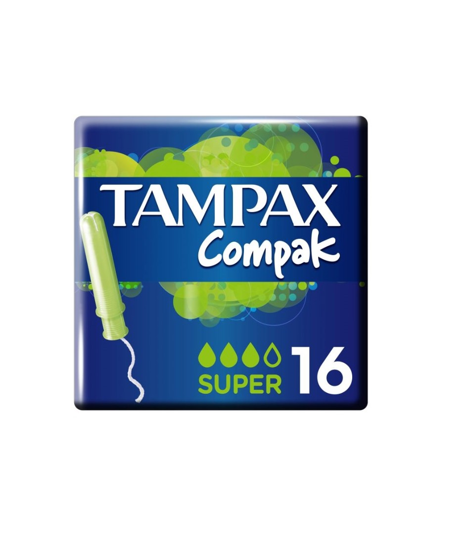 Тампони Тампакс COMPAK супер з аплікатором №16