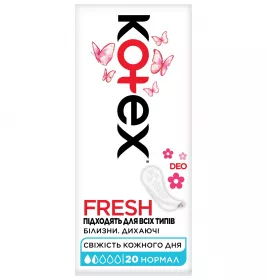 Прокладки Kotex щоденні Deo Normal Liners №20