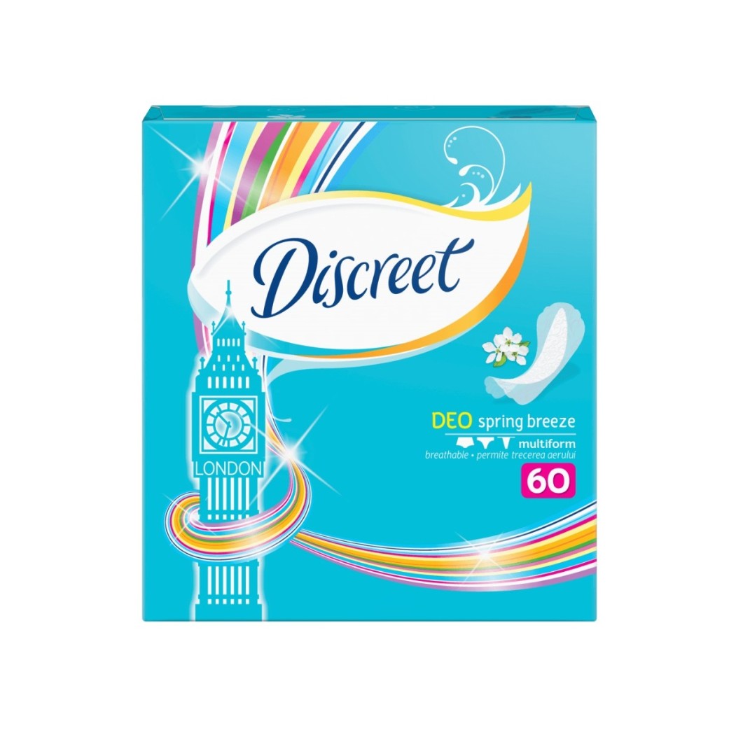 *Прокладки щоденні Diescreet Deo Ocean/Spring Breeze Multiform №60
