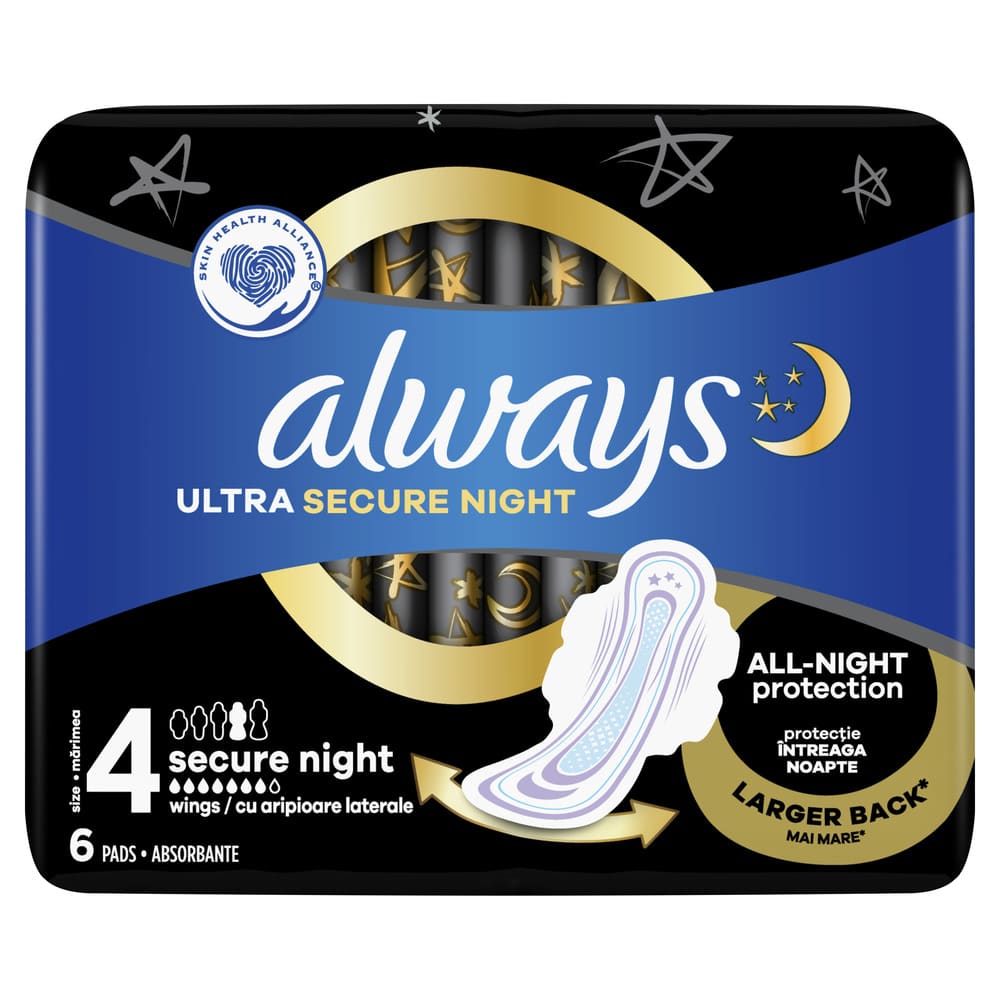 Прокладки Always Ultra Secure Night №6 Прокладки Always Ultra Secure Night №6