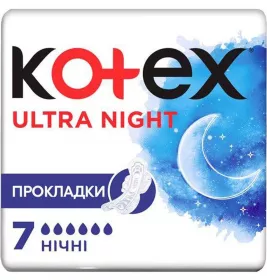 Прокладки Kotex ультра найт №7