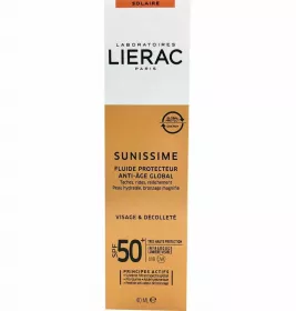 *Флюїд Lierac Sunissime для обличчя SPF50+ 40мл
