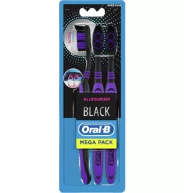 *Зубная щетка ORAL-B Всесторонняя чистка Black 40 Medium 3шт.