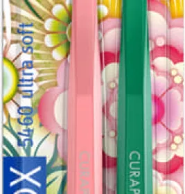 *Набор зубных щеток CURAPROX  Ultra Soft d 0,10 мм (2шт) Duo Bathroom 2021