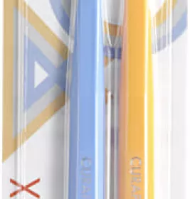 *Набір зубних щіток CURAPROX Ultra Soft d 0,10 мм (2шт) ретро1 (помар/блак)