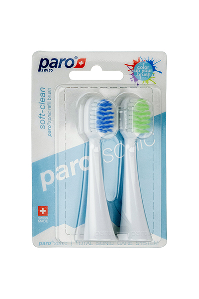 Зубные щетки Paro sonic сменные soft-clean №2 Зубные щетки Paro sonic сменные soft-clean №2