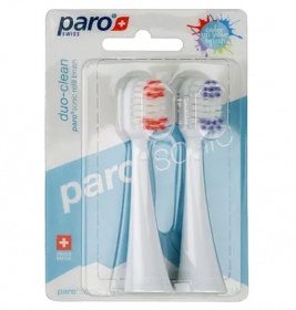 Зубные щетки Paro sonic сменные duo-clean №2