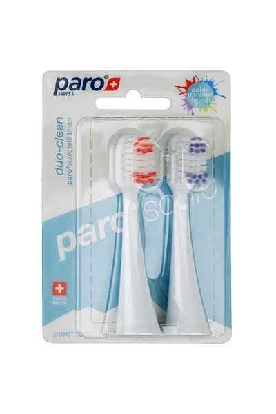 Зубні щітки Paro sonic змінні duo-clean №2