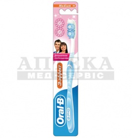 *Зубная щетка ORAL-B Деликатное отбеливание средняя