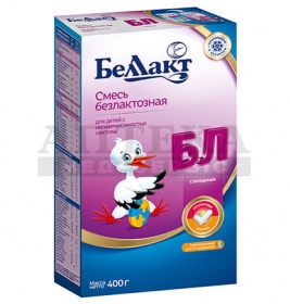 Суміш Беллакт БЛ Молочна безлактозна 0-12-міс.350г