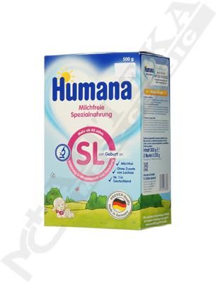 *Смесь Humana SL безмолочная на основе соевого белка 500 г *Смесь Humana SL безмолочная на основе соевого белка 500 г