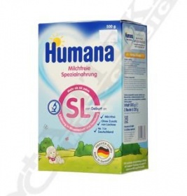 *Смесь Humana SL безмолочная на основе соевого белка 500 г