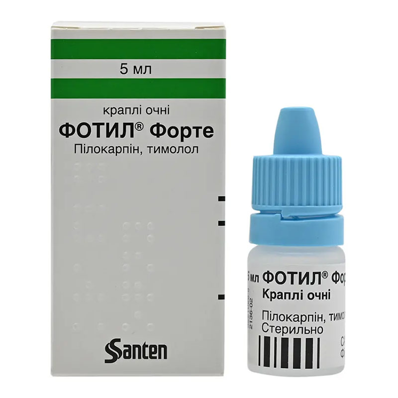 Фотіл форте краплі очні по 5 мл у флаконі