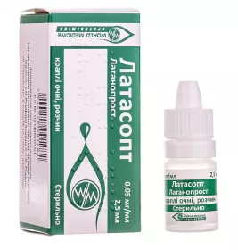 Латасопт краплі очні 0,05 мг/мл по 2,5 мл у флаконі 1 шт.