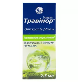 Травинор капли глазные по 2,5 мл во флаконе 1 шт.