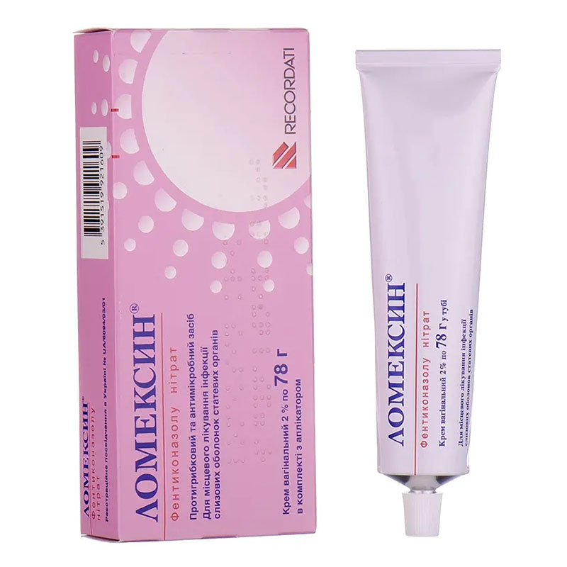 Ломексин крем вагінальний 2% по 78 г у тубах з аплікатором