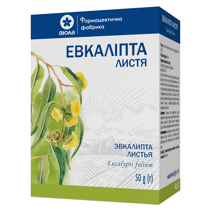 Евкаліпта листя по 50 г у пачці