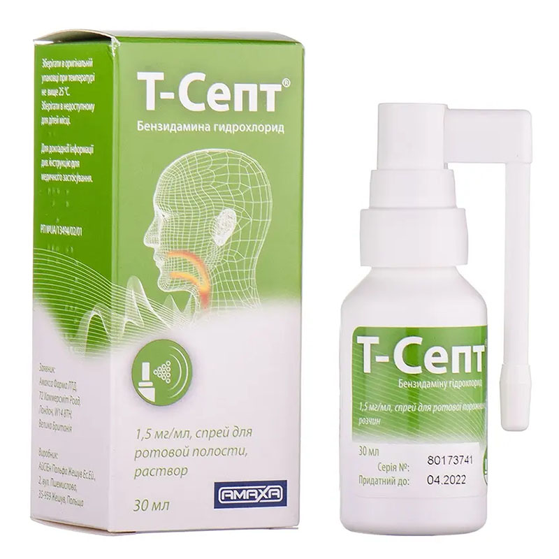 Т-Септ спрей по 30 мл у флаконі 1 шт.