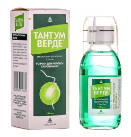 Тантум Верде розчин 1.5 мг/мл по 120 мл у флаконі 1 шт.