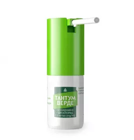 Тантум Верде спрей 1.5 мг/мл по 30 мл во флаконе 1 шт.
