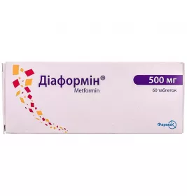 Диаформин табл. 500мг №60
