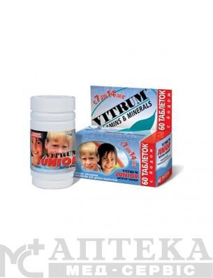 Вітрум Юніор таблетки 60 шт.