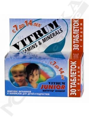 Вітрум Юніор таблетки 30 шт.