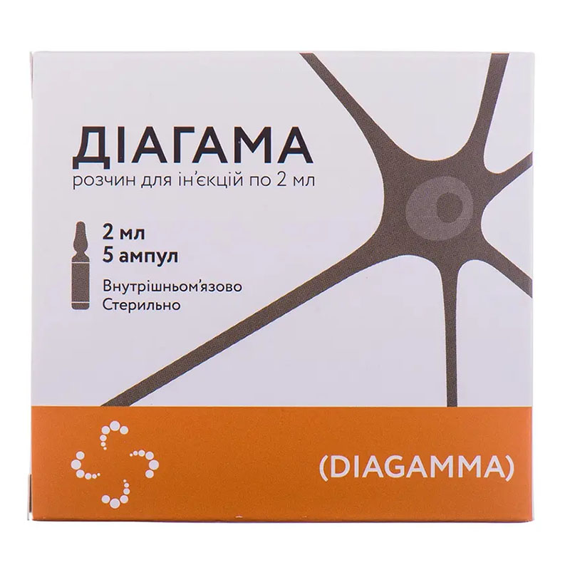 Діагама розчин для ін'єкцій у ампулах по 2 мл 5 шт.