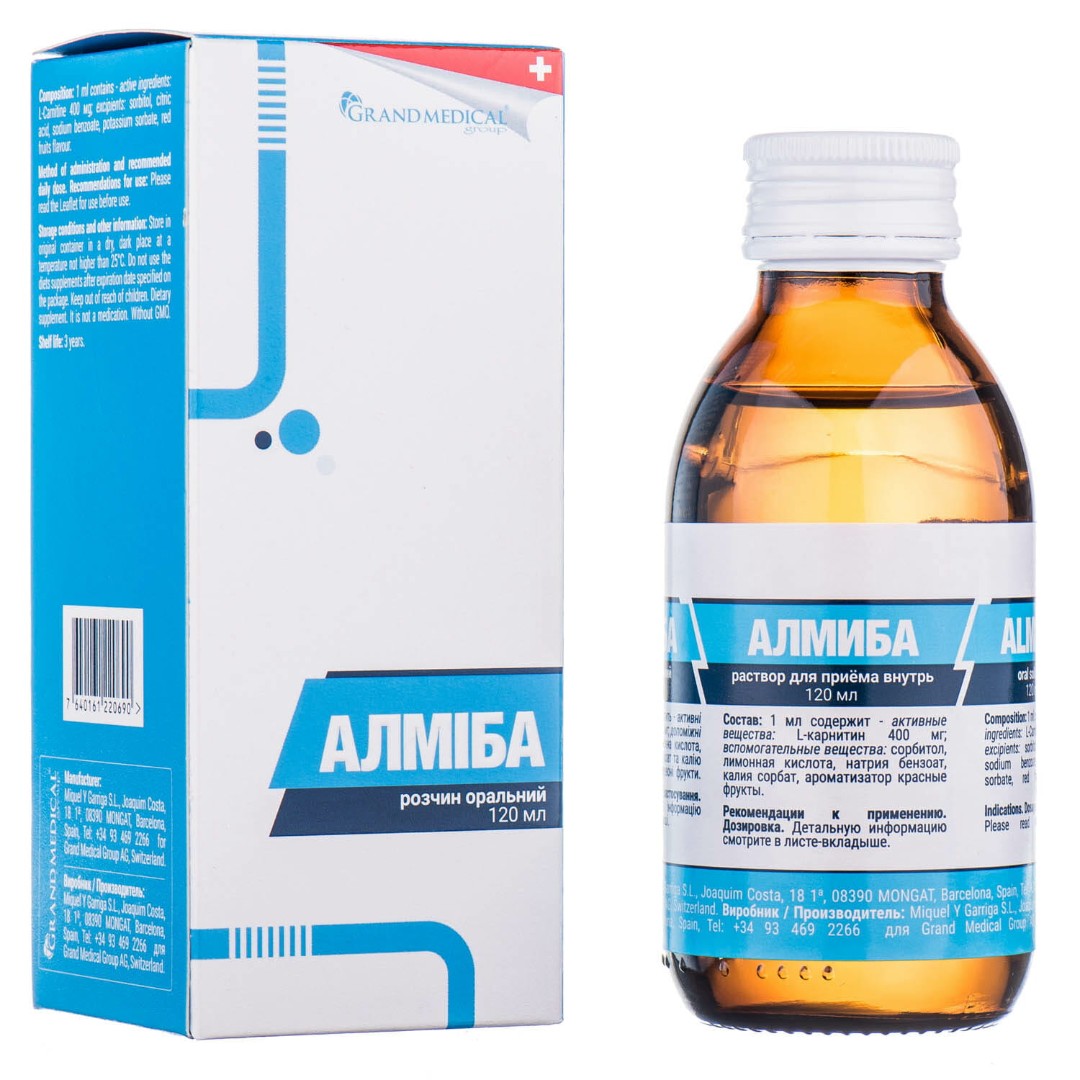 Алміба р-н орал флак. 120мл