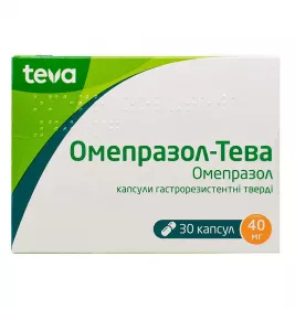 Омепразол-Тева капсулы по 40 мг 30 шт.