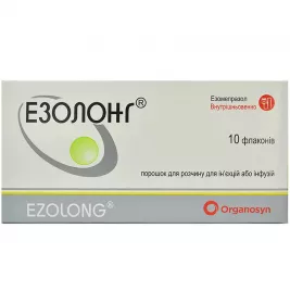 Езолонг порошок по 40 мг у флаконі 10 шт.