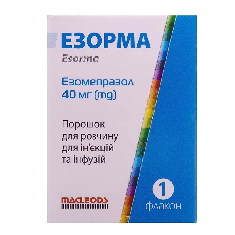 Эзорма порошок по 40 мг во флаконе 1 шт.