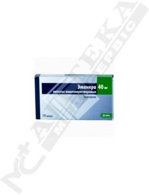 Еманера КРКА капсули по 40 мг 14 шт. (7х2)